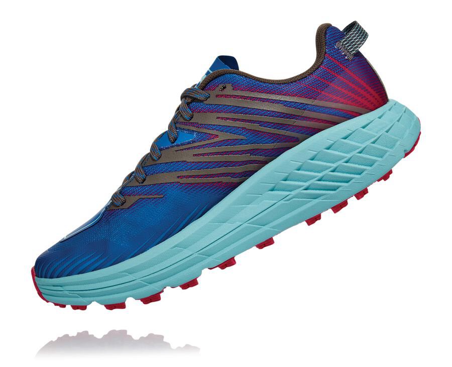 Hoka One One Trailsko Dame - Speedgoat 4 - Blå - 032851WVL